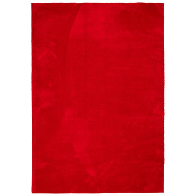 Matto HUARTE lyhytnukkainen ja pestävä punainen 160x230 cm