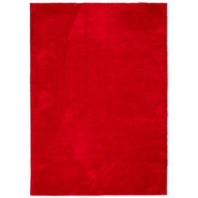 Matto HUARTE lyhytnukkainen ja pestävä punainen 240x340 cm