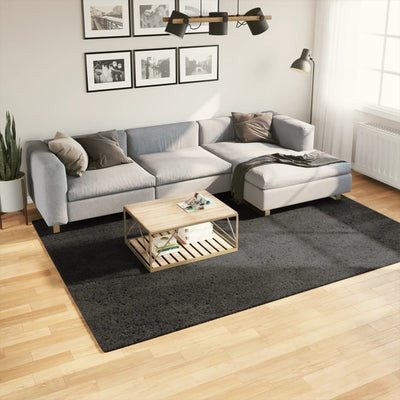 Matto ISTAN korkeanukkainen kiiltävä antrasiitti 200x280 cm