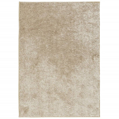 Matto ISTAN korkeanukkainen kiiltävä beige 160x230 cm