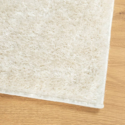 Matto ISTAN korkeanukkainen kiiltävä kerma 100x200 cm