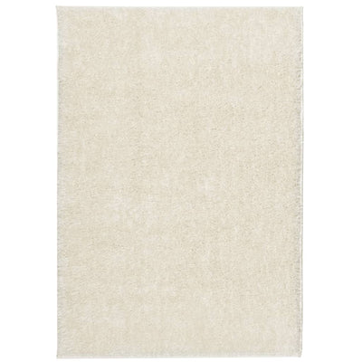 Matto ISTAN korkeanukkainen kiiltävä kerma 160x230 cm