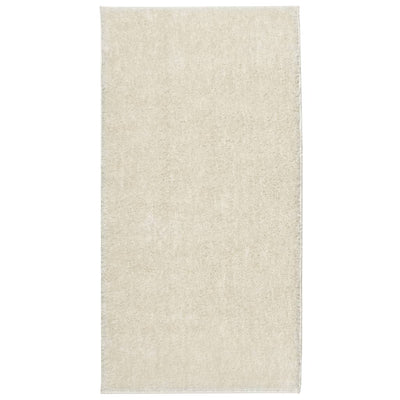 Matto ISTAN korkeanukkainen kiiltävä kerma 80x150 cm
