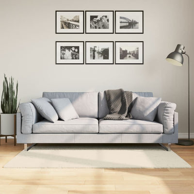 Matto ISTAN korkeanukkainen kiiltävä kerma 80x150 cm
