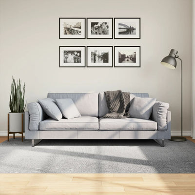 Matto IZA lyhytnukkainen Skandinaavinen 160x230 cm harmaa