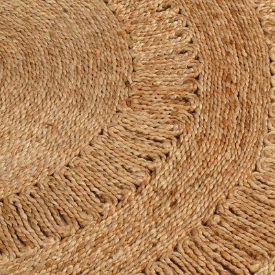 Matto käsinpunottu juutti 150 cm pyöreä