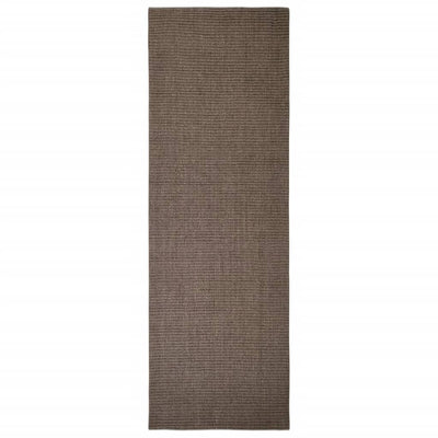 Matto luonnollinen sisal 66x200 cm ruskea