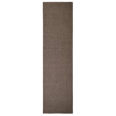 Matto luonnollinen sisal 66x250 cm ruskea