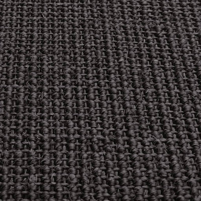 Matto luonnollinen sisal 66x350 cm musta