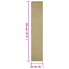 Matto luonnollinen sisal 66x350 cm vihreä