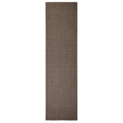 Matto luonnollinen sisal 80x300 cm ruskea