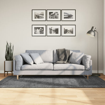 Matto OVIEDO lyhytnukkainen antrasiitti 100x200 cm