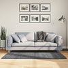 Matto OVIEDO lyhytnukkainen antrasiitti 120x170 cm