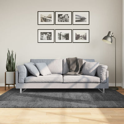 Matto OVIEDO lyhytnukkainen antrasiitti 140x200 cm