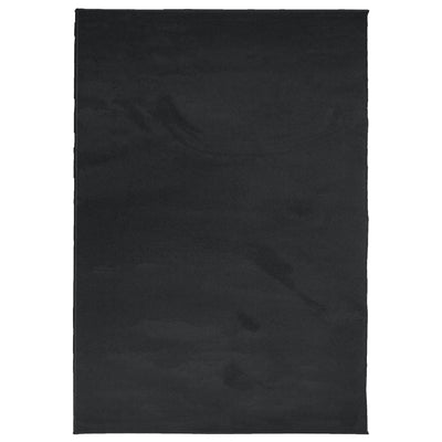 Matto OVIEDO lyhytnukkainen musta 140x200 cm