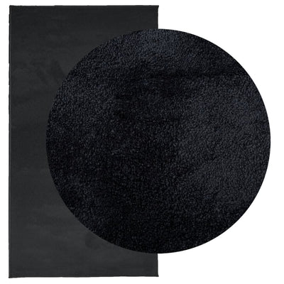 Matto OVIEDO lyhytnukkainen musta 60x110 cm