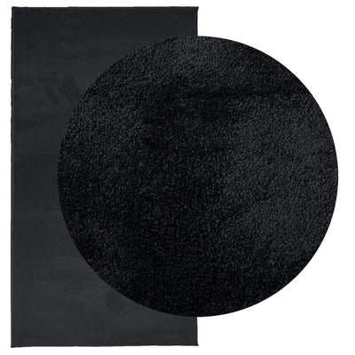 Matto OVIEDO lyhytnukkainen musta 80x150 cm