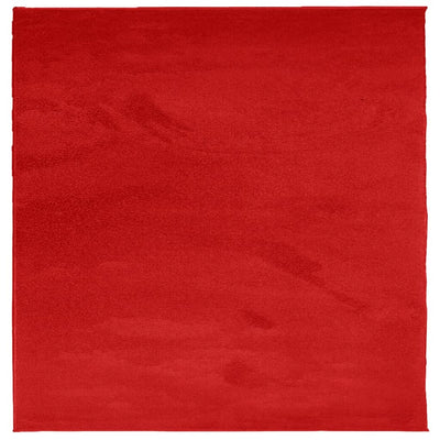 Matto OVIEDO lyhytnukkainen punainen 120x120 cm