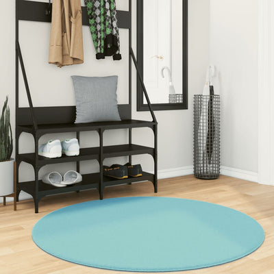 Matto OVIEDO lyhytnukkainen vihreä Ø 120 cm