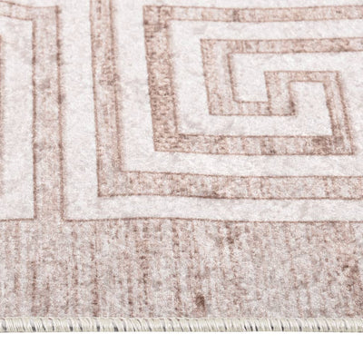 Matto pestävä 190x300 cm beige liukumaton