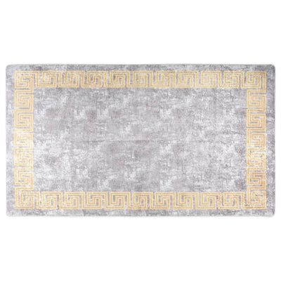 Matto pestävä 190x300 cm harmaa liukumaton