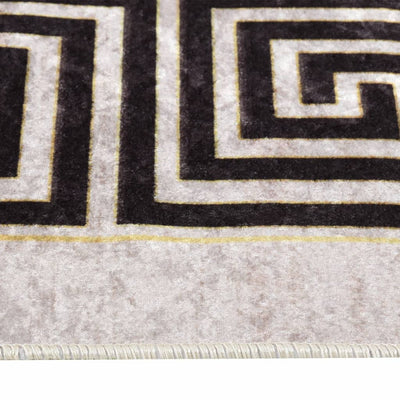 Matto pestävä 80x300 cm vaalea beige liukumaton