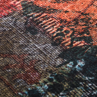 Matto pestävä monivärinen 400x300 cm liukumaton