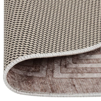 Matto pestävä φ120 cm beige liukumaton