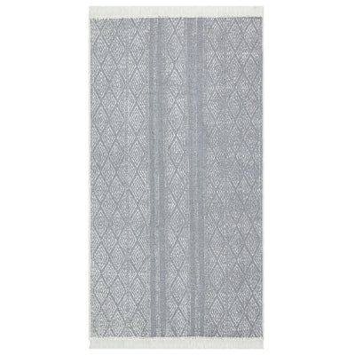 Matto vaaleanharmaa 120x180 cm puuvilla