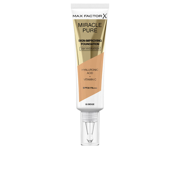 Max Factor Miracle pure -meikkivoide spf30 #55-beige 30 ml | Vuodevaatteet.fi