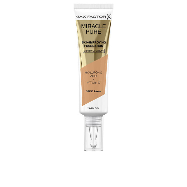 Max Factor Miracle pure meikkivoide spf30 #75-golden | Vuodevaatteet.fi
