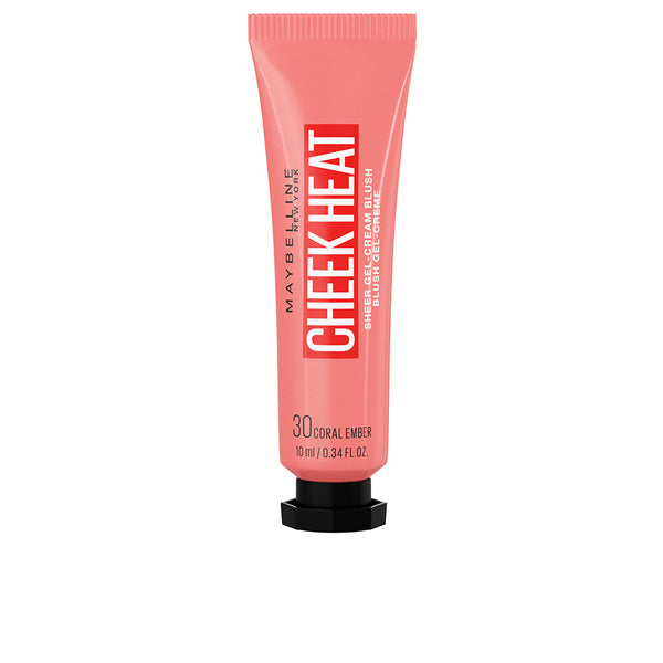 Maybelline Cheek heat läpikuultava geelivoideposkipuna #30-korallin hehku | Vuodevaatteet.fi