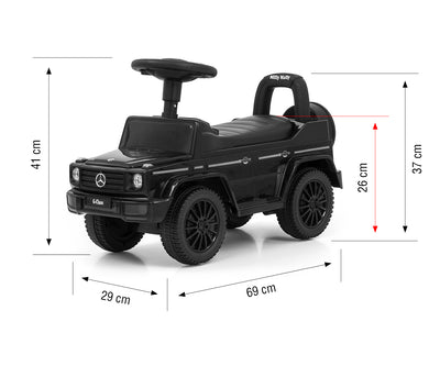 Mercedes G350D Musta potkuauto - Vuodevaatteet.fi