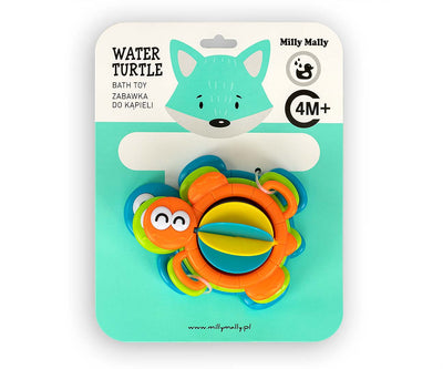 Milly Mally -kylpy lelu, vesikilpikonna.