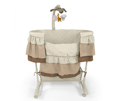 Milly Mally Cradle Sweet Melody -sänky, 4-in-1, kaukosäädöllä, väri kerma.