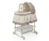 Milly Mally Cradle Sweet Melody -hoitopöytä, jossa 4-in-1 kaukosäädin ja kuunsirppi-design.