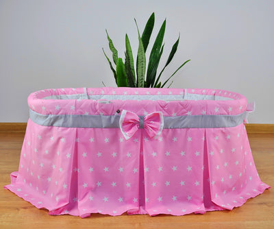 Milly Mally Cradle Sweet Melody -sänky, jossa 4-in-1 kaukosäädin ja tähtivalot.