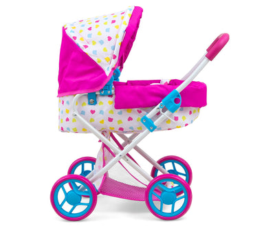 Milly Mally -nukkevaunu malli Alice Candy, vaaleanpunainen.