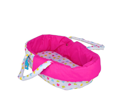 Milly Mallyn nukkekärry malli Alice Candy vaaleanpunaisena.