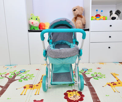 Milly Mally -nukkevaunu malli Alice Prestige, väriltään mintunvihreä.