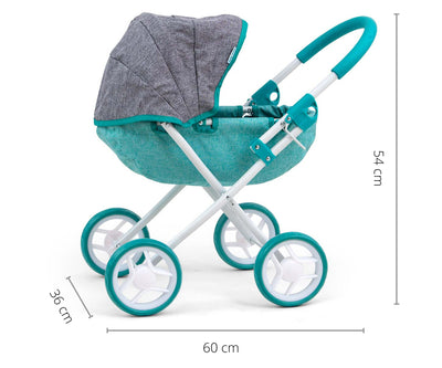 Milly Mally Dori Prestige -nukkevaunut, mintunvihreä.