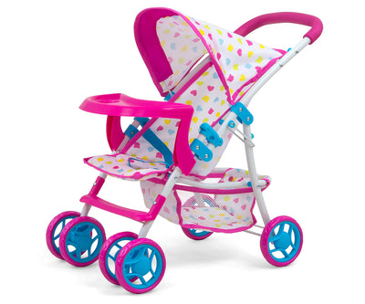 Milly Mallyn nukkuvakärry Kate Candy, pinkki.