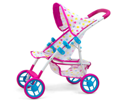 Milly Mally -nukkevaunu, malli Kate Candy, vaaleanpunainen.