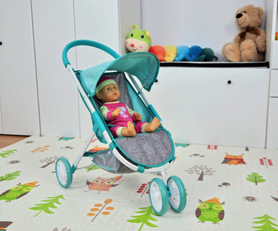 Milly Mallyn nukkuvankärry, malli Susie Prestige mintunvihreä.