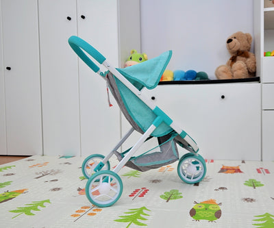Milly Mally nukkevaunut, malli Susie Prestige, mintunvihreä.