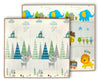 Milly Mally Foam Folded Playmat -leikkimatka kuvassa. Playmatissa on kuvioitu peura ja se on taitettavissa kätevästi.