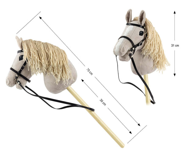 Milly Mally - Milly Mally Hobby Plus keppihevonen Light Grey