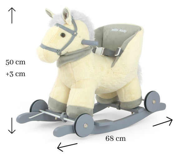 Milly Mally - Milly Mally Polly keinuhevonen beige