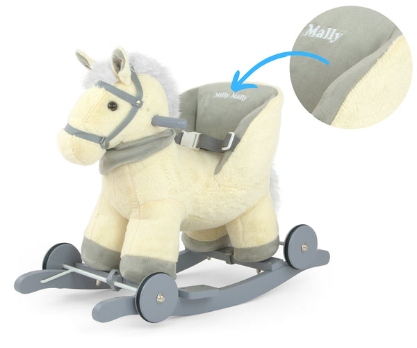Milly Mally - Milly Mally Polly keinuhevonen beige