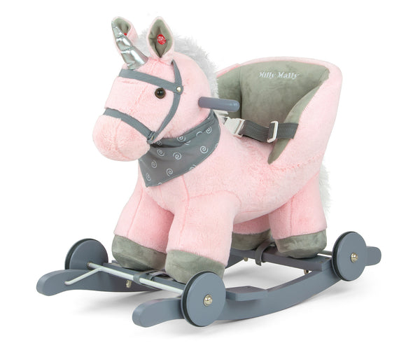 Milly Mally - Milly Mally Polly yksisarvinen keinulelu vaaleanpunainen